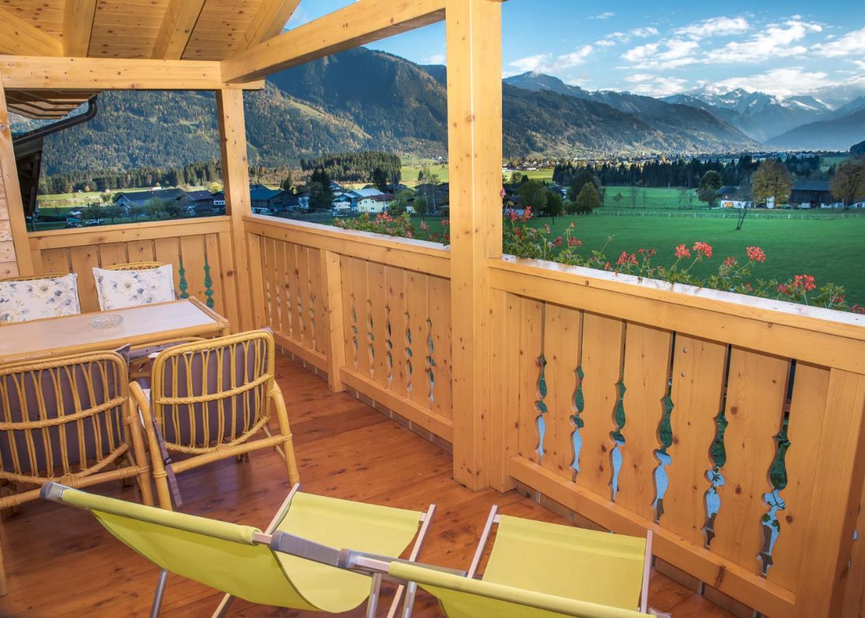 Penthousewohnung Mit Garten Sauna Pool Maishofen Exteriör bild