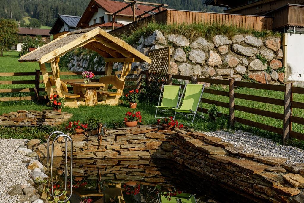 Penthousewohnung Mit Garten Sauna Pool Maishofen Exteriör bild